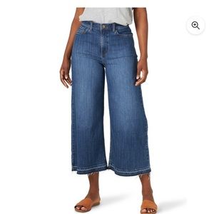 Lee Heritage Women's A-Line Wide Leg Cropped-NEW W/Tags